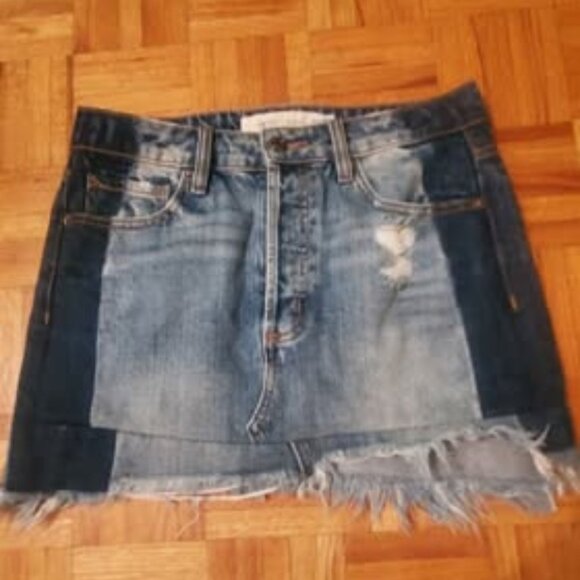 Hidden Denim Jean Skirt - Picture 6 of 6